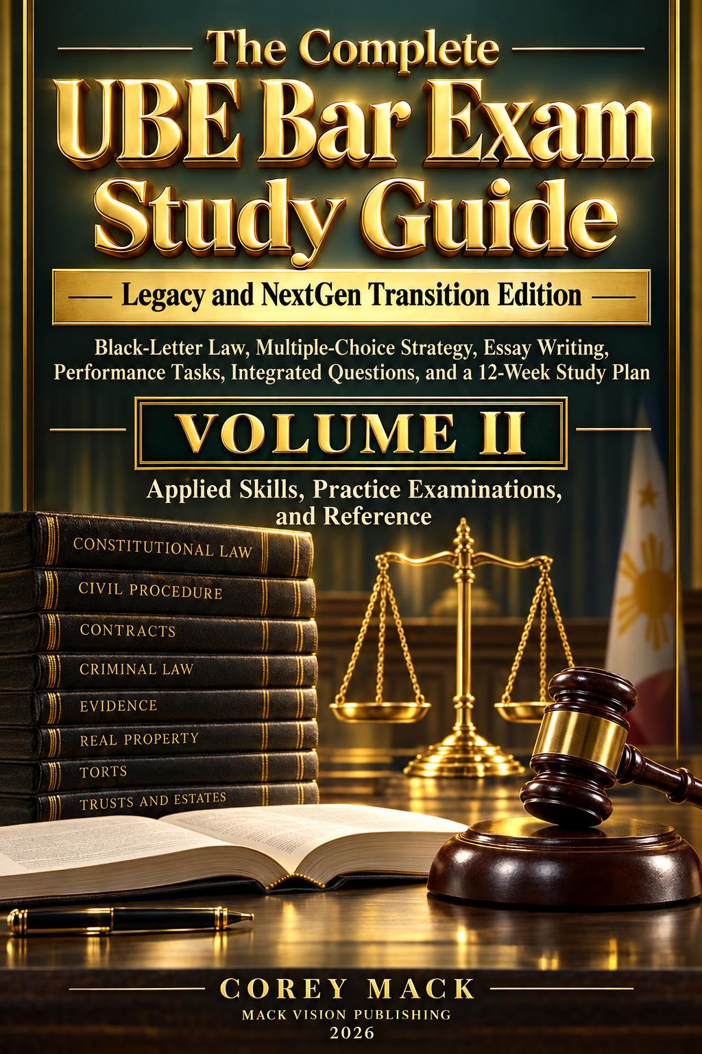The Complete UBE Bar Exam Study Guide, Volume II book cover